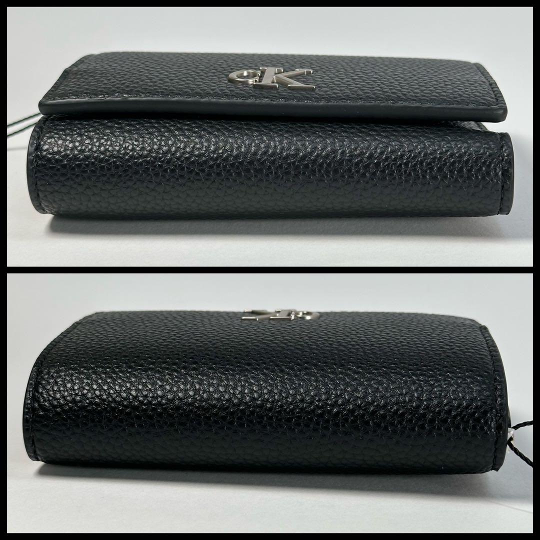 新品 正規品 カルバンクライン 3つ折り財布 ウォレット CKロゴ ロゴ金具