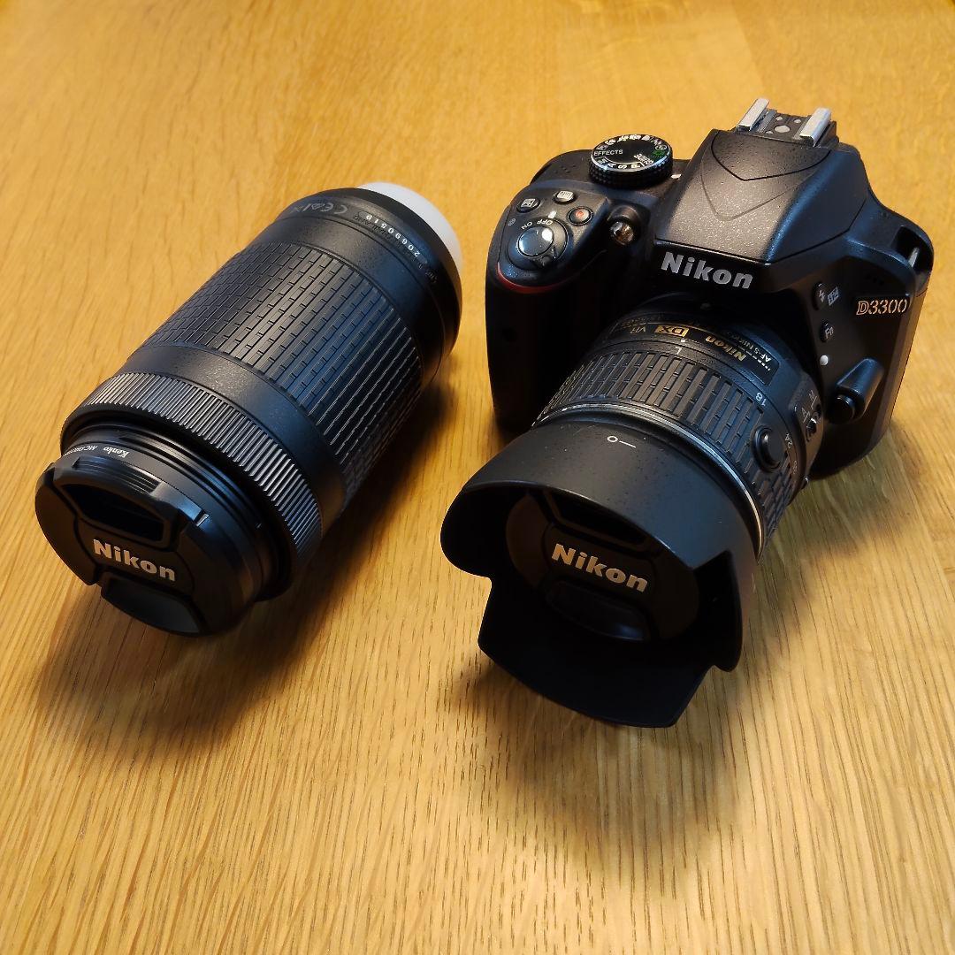 Nikon D3300 レンズキット + 望遠レンズ 70-300mm