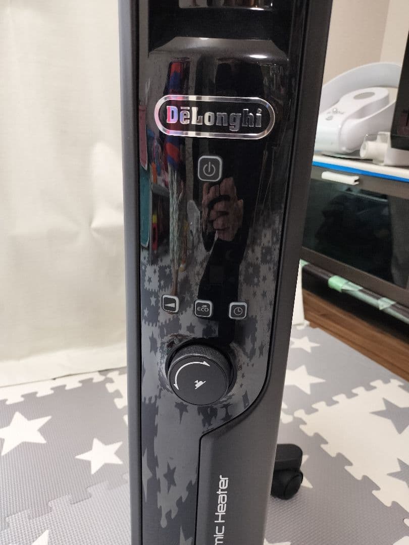 DeLonghi MDHU09-BK オイルヒーター デロンギ リモコン付き