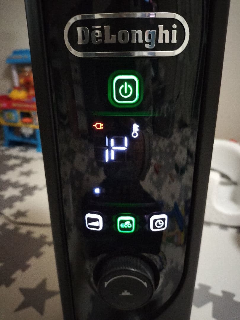 DeLonghi MDHU09-BK オイルヒーター デロンギ リモコン付き