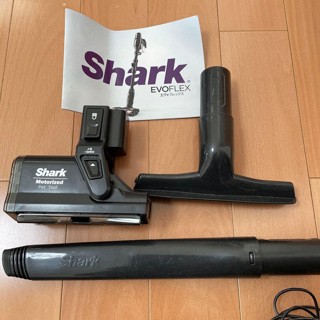 シャーク エヴォフレックス リチウムイオンバッテリー 充電ドック付　ヘッドノズル