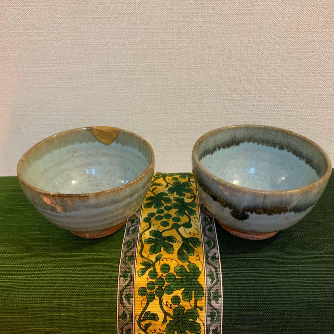 唐津焼　茶器　中野窯　台湾茶　金継ぎ　 2客
