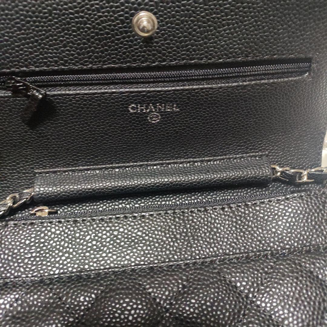 CHANEL ウォレットチェーンショルダー ノベルティ シルバー