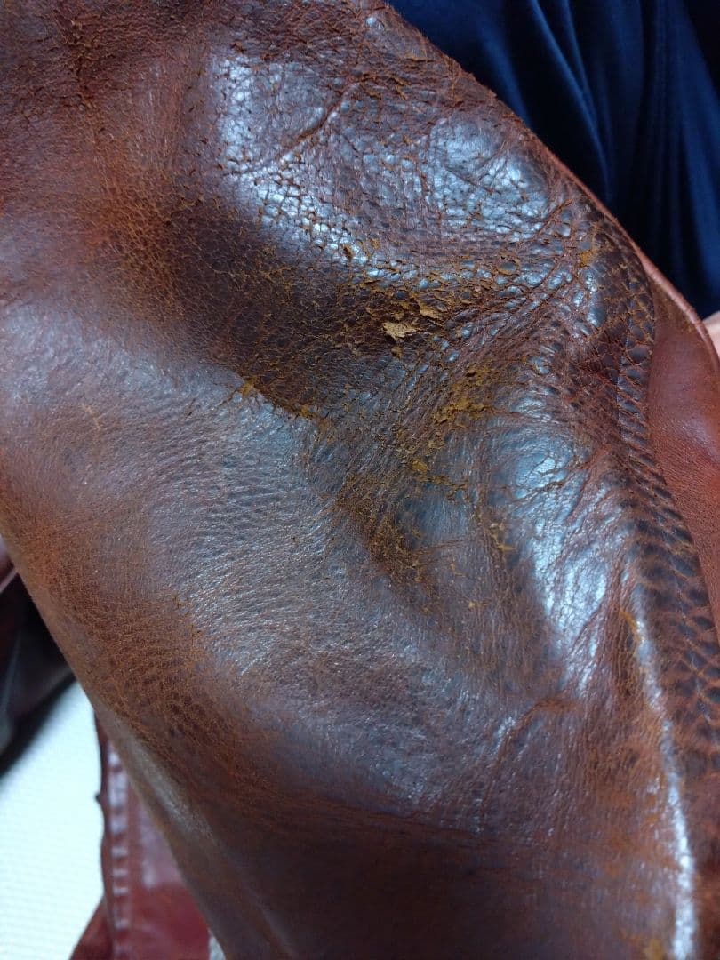 値下げ交渉可　エアロレザー　サイズ38　ライダースジャケット