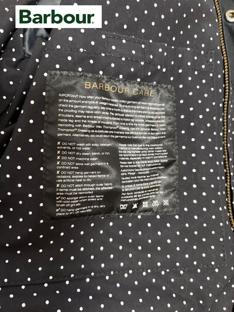 Barbour SL INTERNATIONAL DOT 38 オイルド