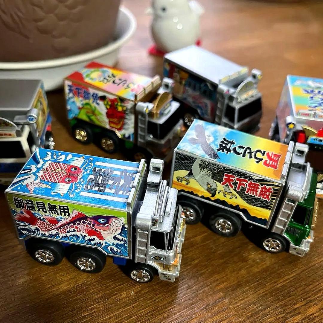 【美品】トラック野郎★タカラ★一番星★チョロQ ミニチュアトラック 6台