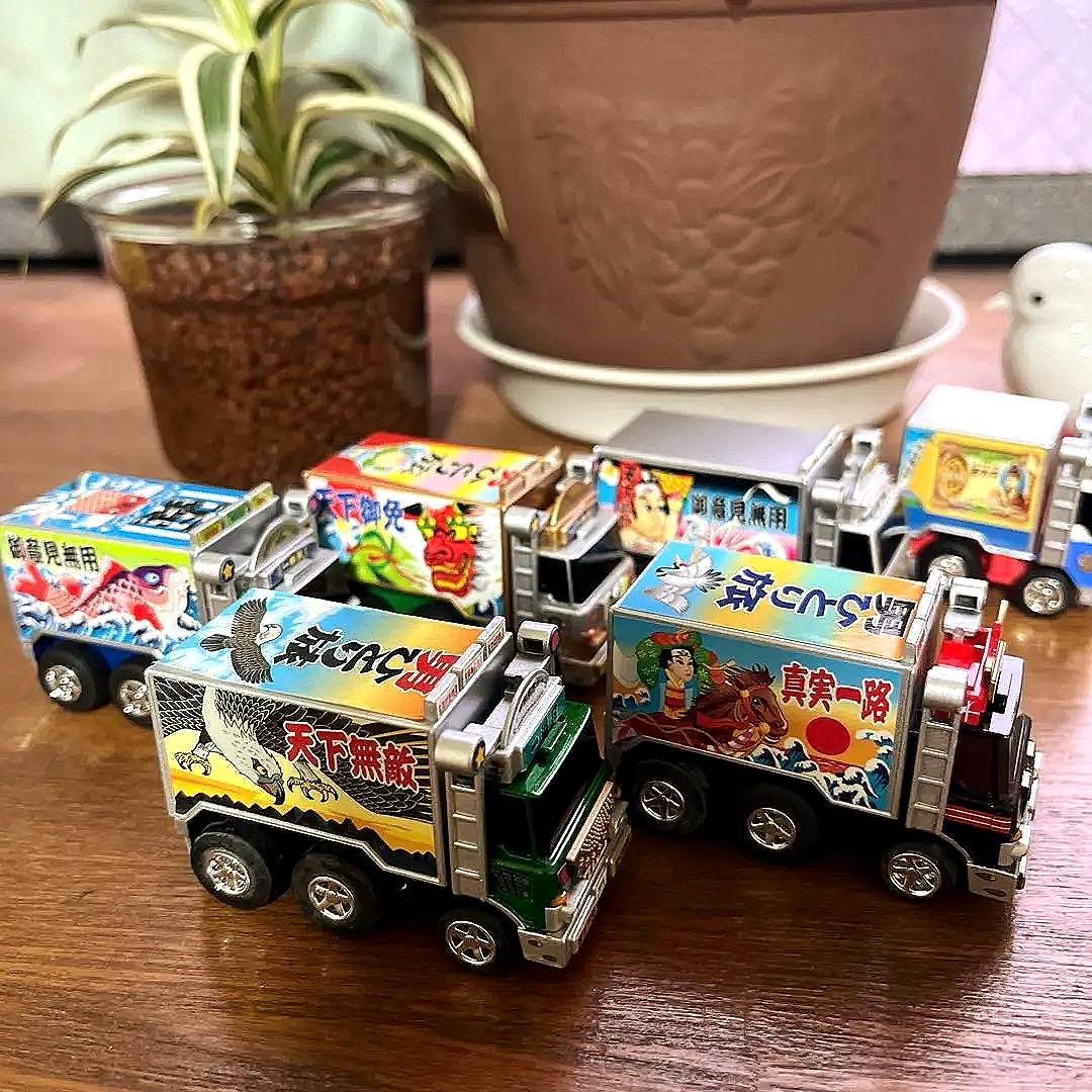 【美品】トラック野郎★タカラ★一番星★チョロQ ミニチュアトラック 6台