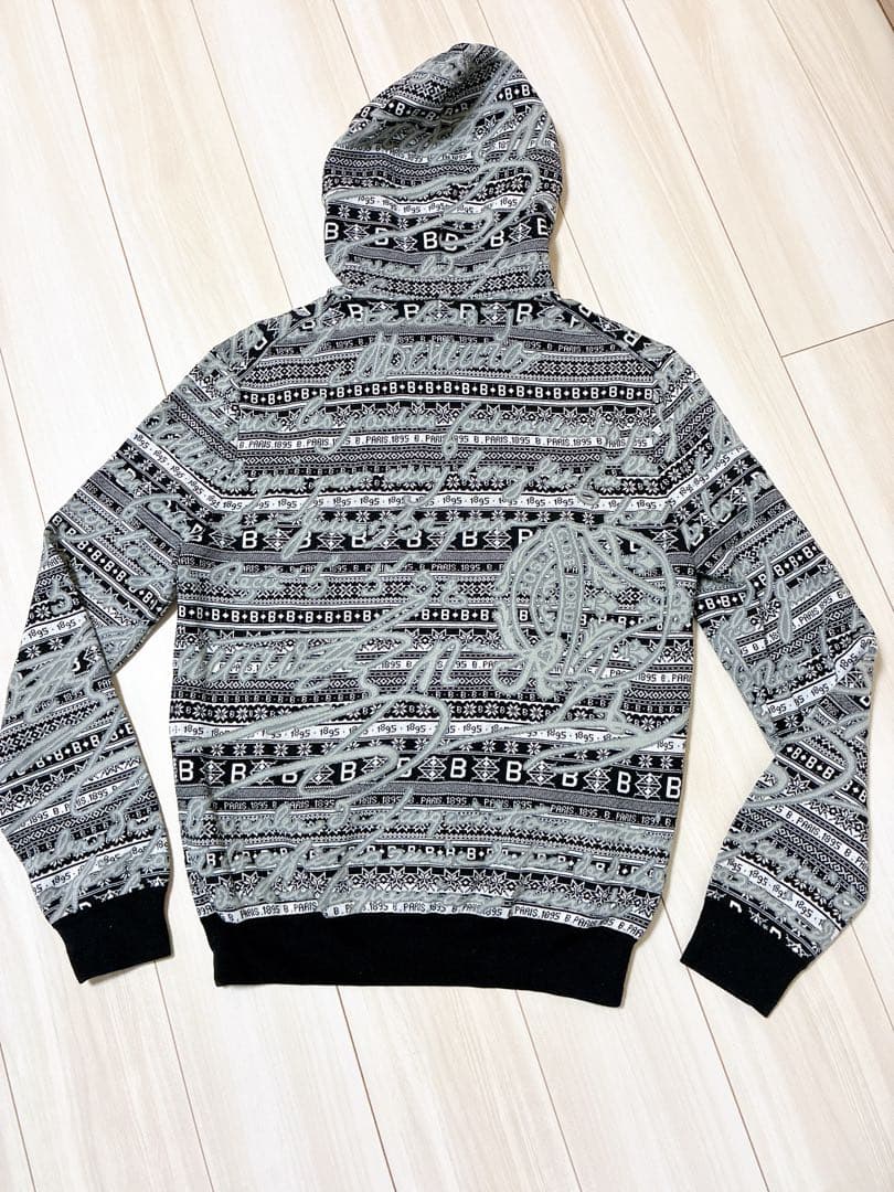 【ベルルッティ】幾何学模様 フード付きパーカー