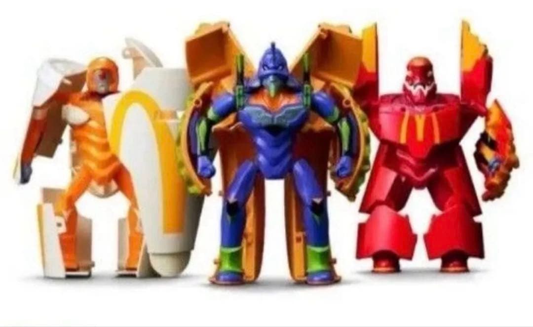 マクドナルド エヴァンゲリオン 抽選販売当選品 フィギュア 3種セット