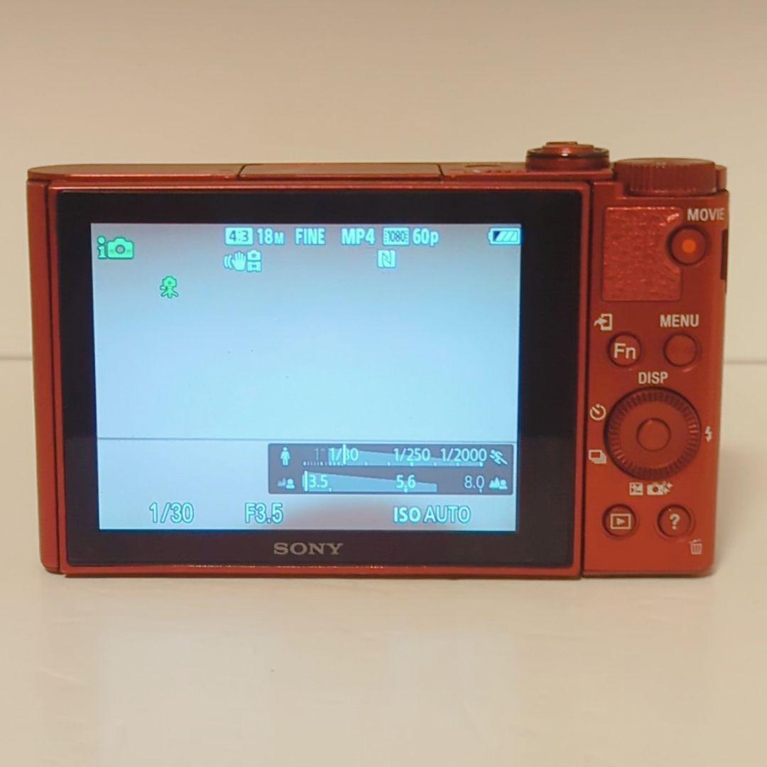 美品 SONY ソニー サイバーショット DSC-WX500 レッド