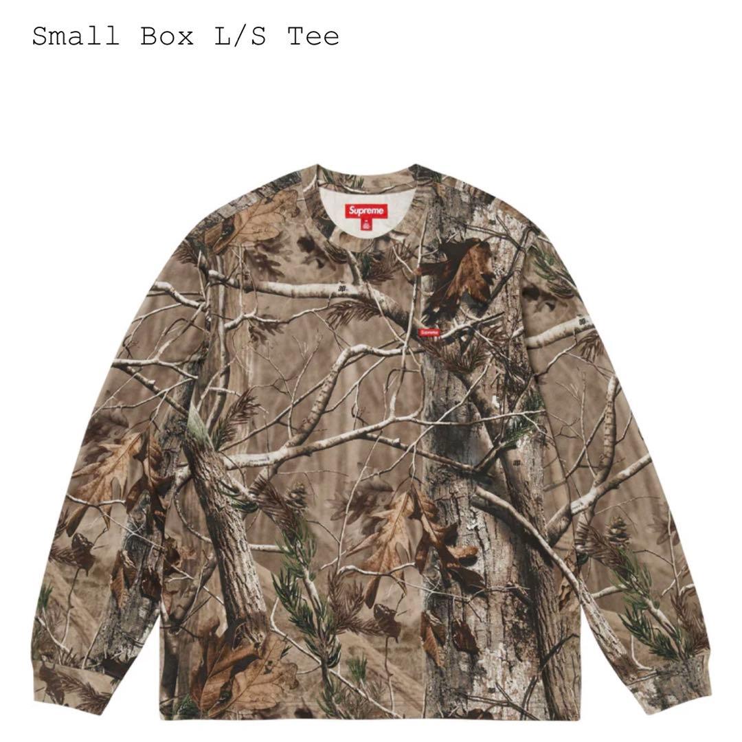 Supreme Small Box L/S Tee M 迷彩柄