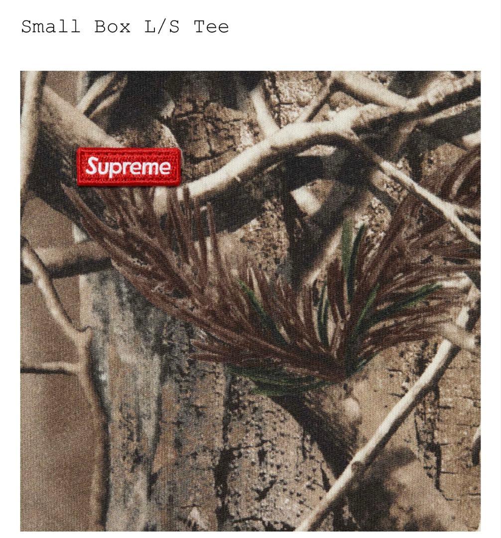 Supreme Small Box L/S Tee M 迷彩柄