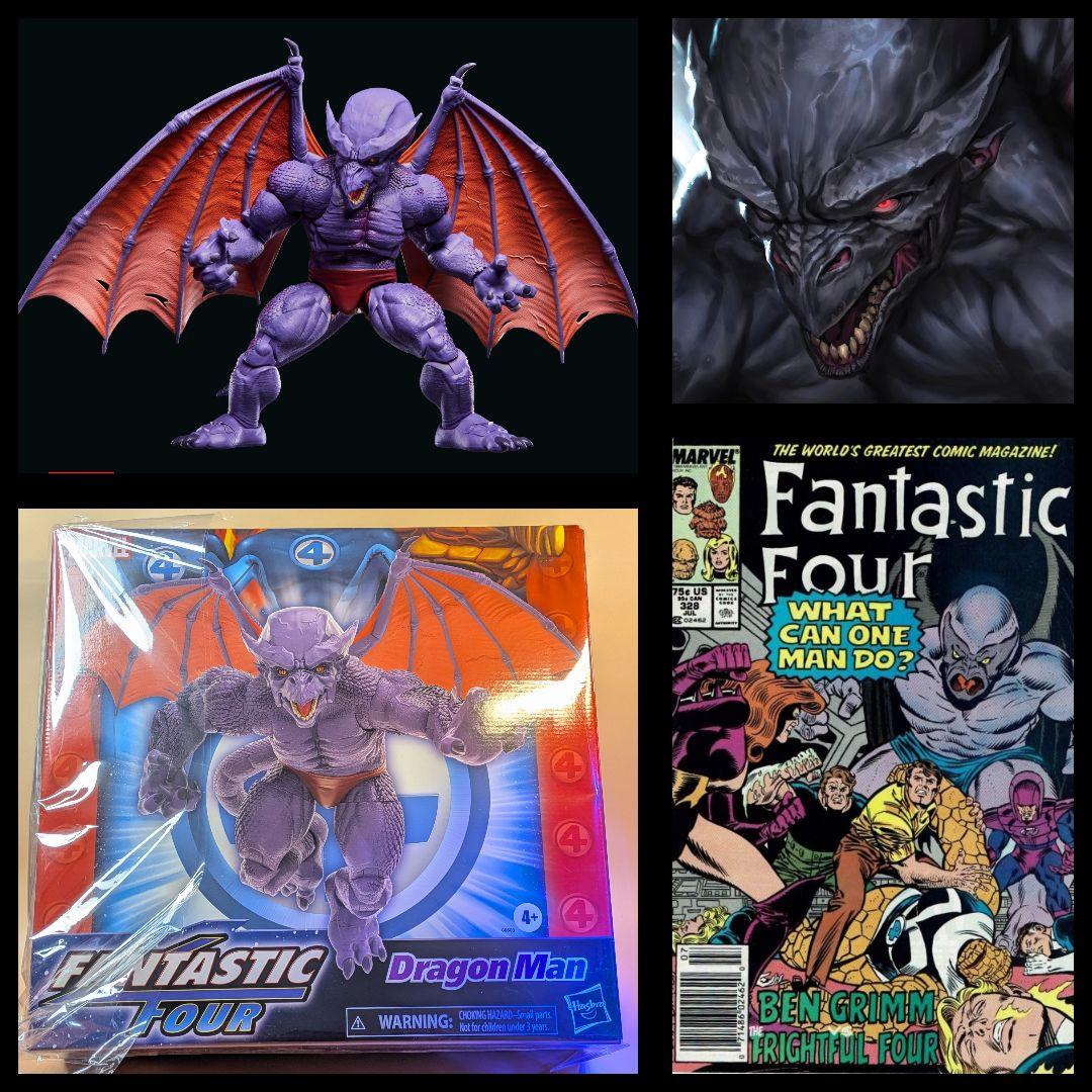 Marvel Legends ドラゴンマン 25.4 cm翼幅,約44.5cm