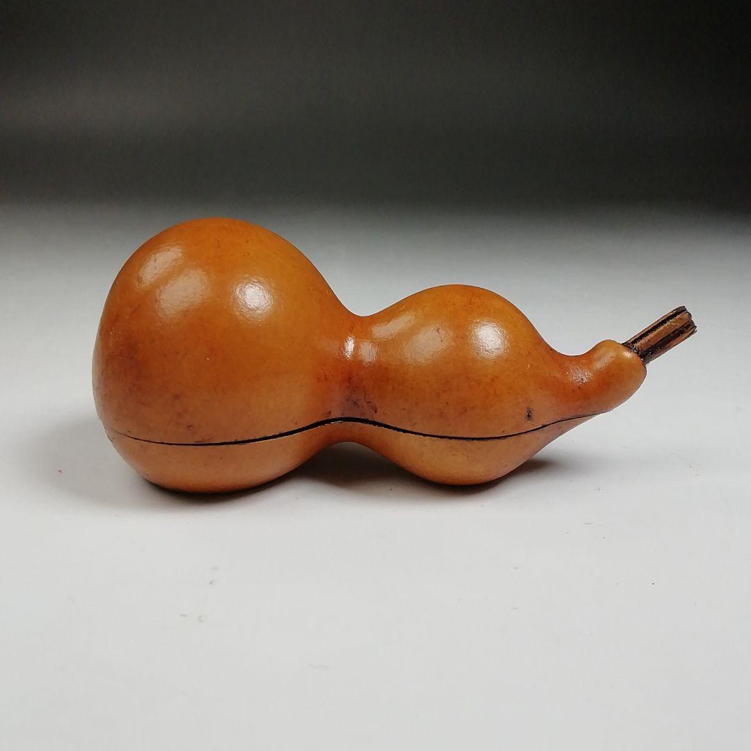 Ｔ９６０　香合　『虫蒔絵　瓢香合』『道場宗廣 造』　共箱　茶道具