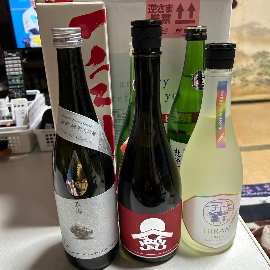 定価20％オフ　銘酒6銘柄 一白水成、甍、森嶋、乾坤一、尾瀬の雪どけ、飛鸞