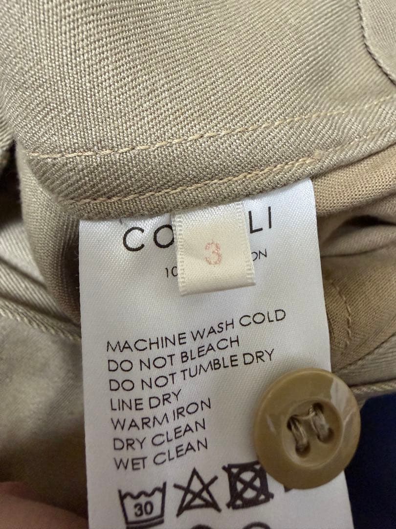 comoli コットンチノオーバーパンツ　3