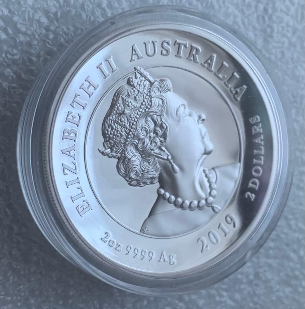 リ*ゴ様 ダブルドラゴン　ハイレリーフプルーフ2oz銀貨