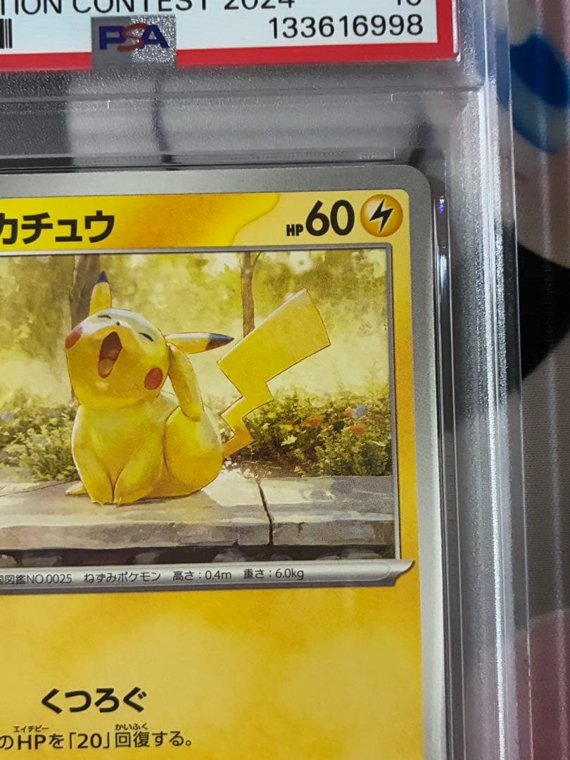 PSA10☆ ピカチュウ 242/SV-P イラストレーションコンテスト2024