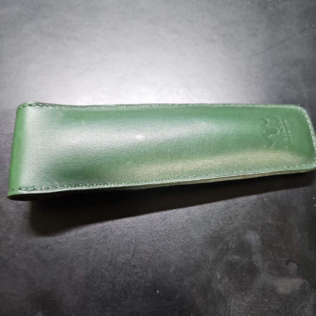 野原工芸 ロータリーボールペン ハラカンダとイタリアンレザーケース