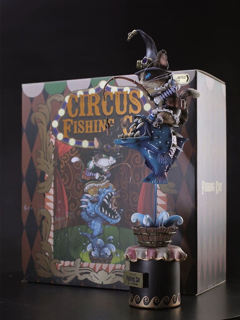 デザイナーズトイ 鎌田光司 Fishing Cat トレトイフィギュア