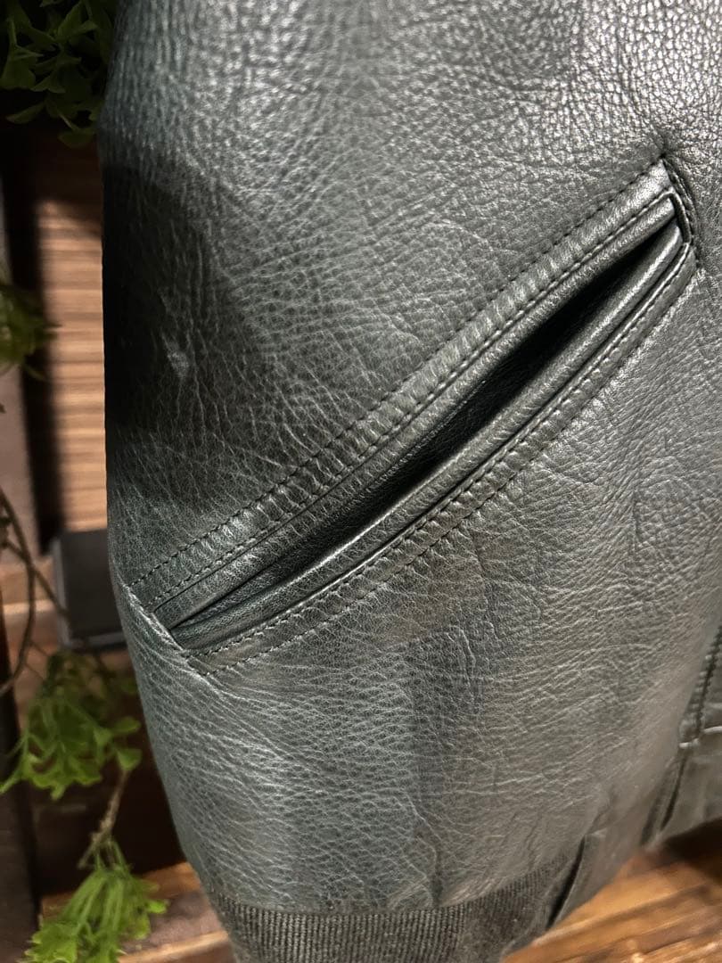 A.P.C. carhartt コラボ　デトロイトレザージャケット　XS