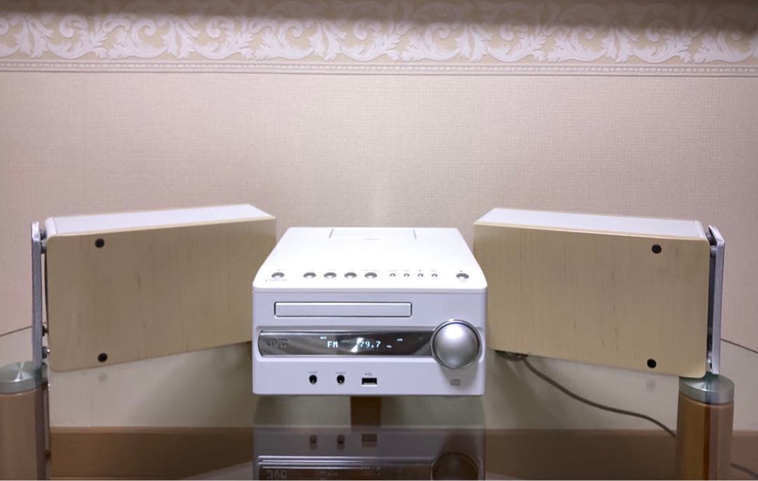 【美品】人気・JVC CA-EXS3 ウッドコーン/リモコン