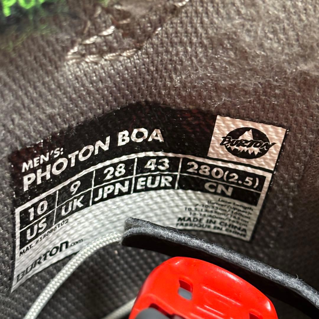 美品　BURTON PHOTON 28センチ ダブルボア