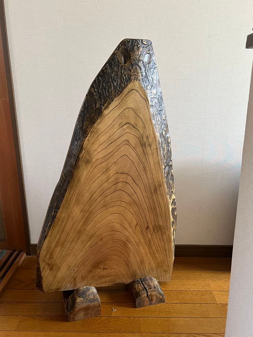 値下げ！美品！天然木一枚板のオブジェ　美術品