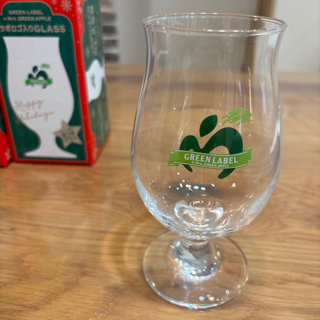 淡麗グリーンラベル　ミセスグリーンアップル　　コラボグラス