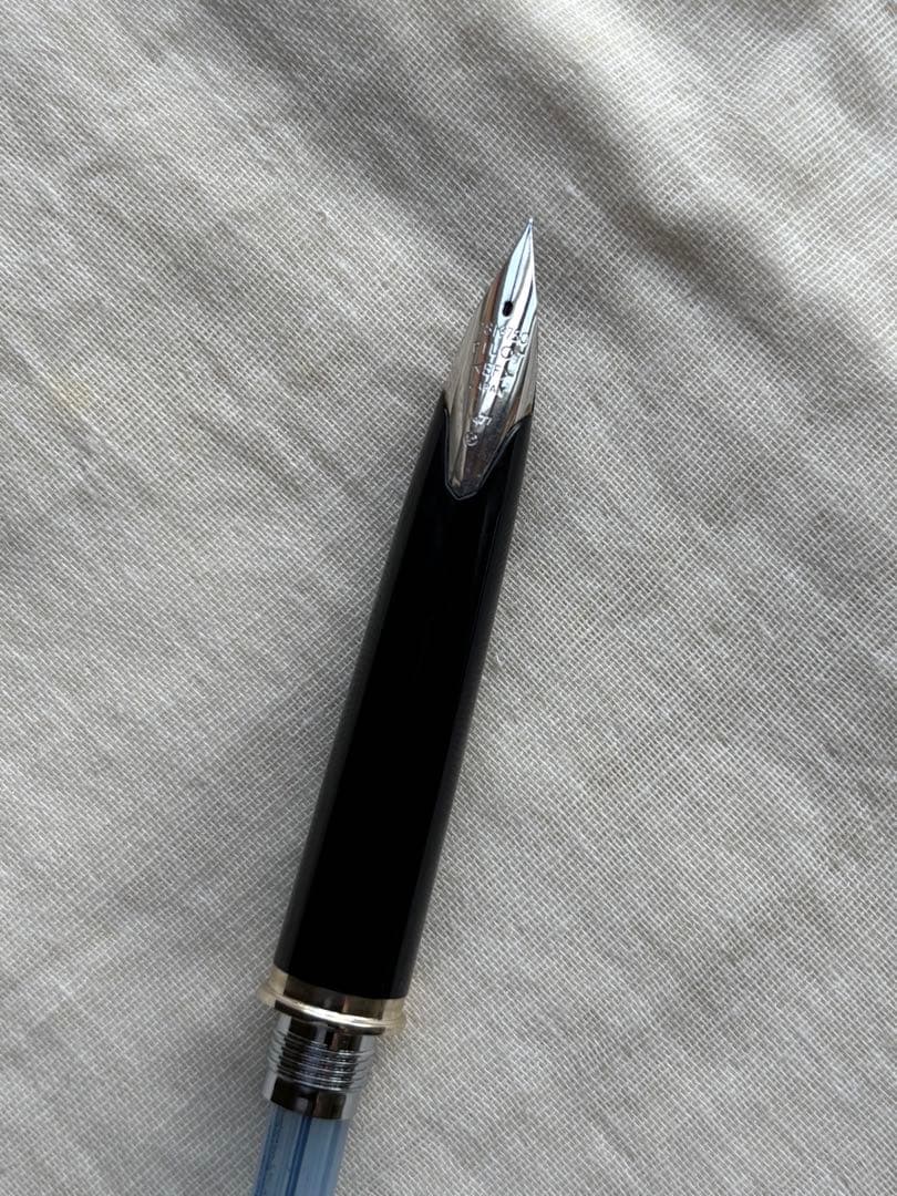 パイロットエリート格子柄万年筆18K