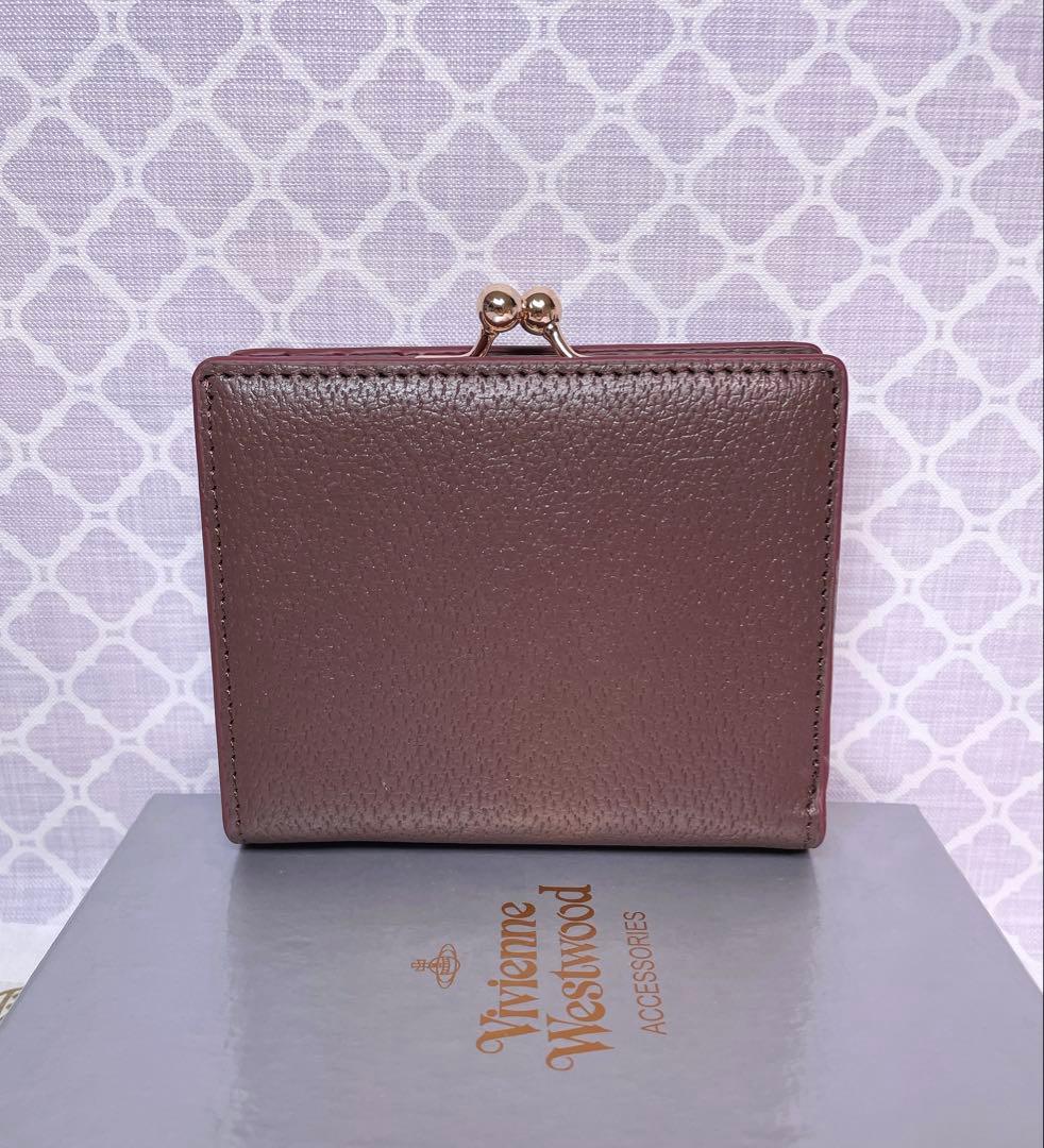 【最新作☆美しい】オーブ ヴィヴィアン・ウエストウッド 二折財布 ブラウン