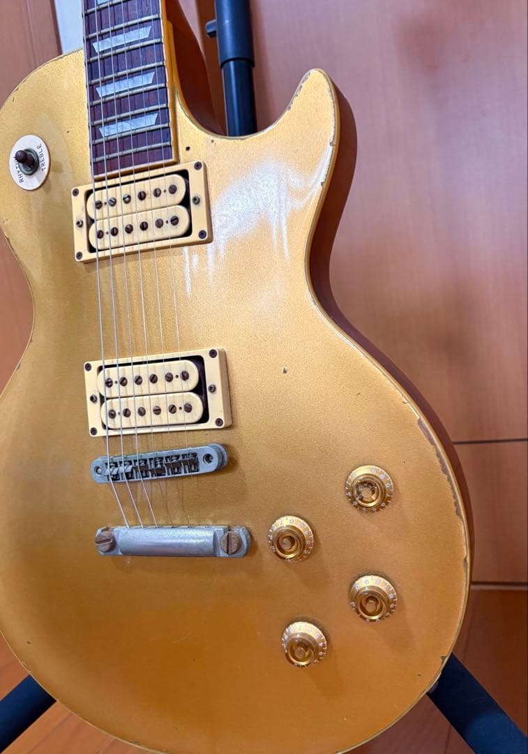 グレコ (ワンオーナー)79年式ＥＧ-700 ゴールドトップ 当時のバック付き