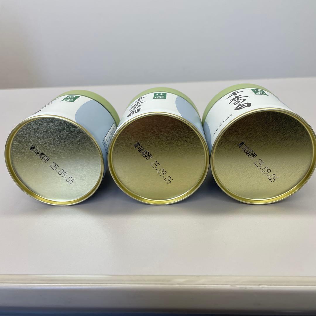L*N様 千木の白 抹茶 缶3個セット