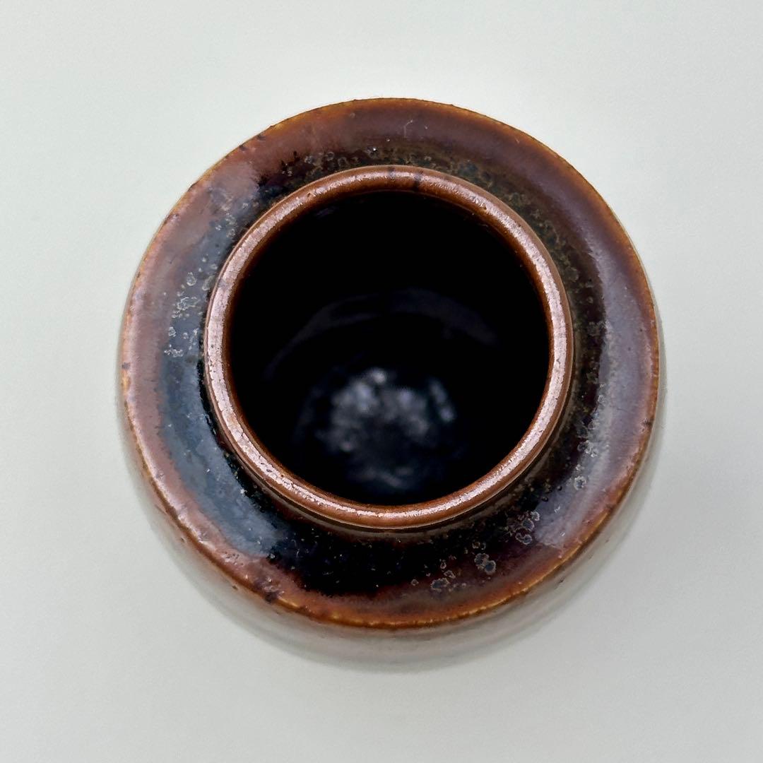 江戸後期頃 茶入れ 茶道具 時代物 仕覆付き 骨董品　アンティーク