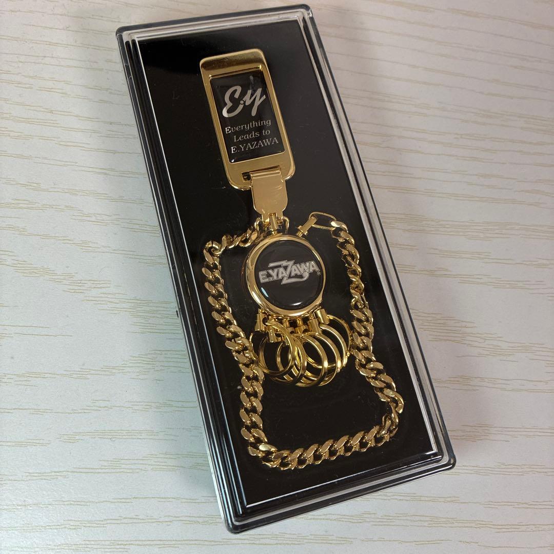 矢沢永吉 チェーン キーホルダー ゴールド