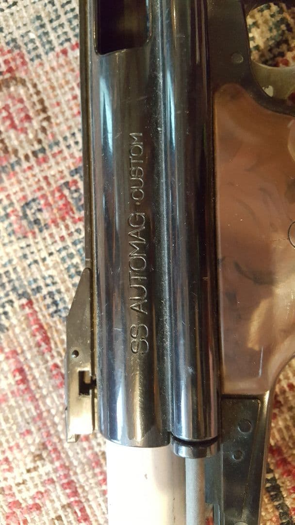 1979年　 AUTOMAG  CUSTOM オートマグカスタム　モデルガン