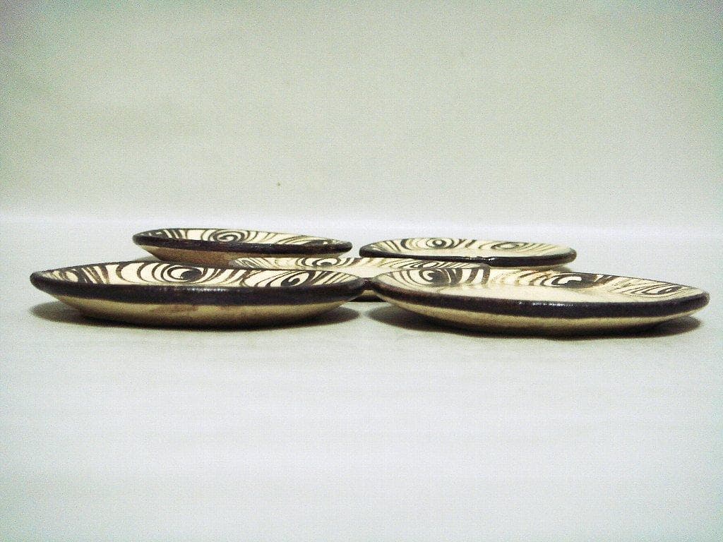 921『馬の目 豆皿手塩皿 ５枚』　/骨董品 古美術 古道具 アンティーク