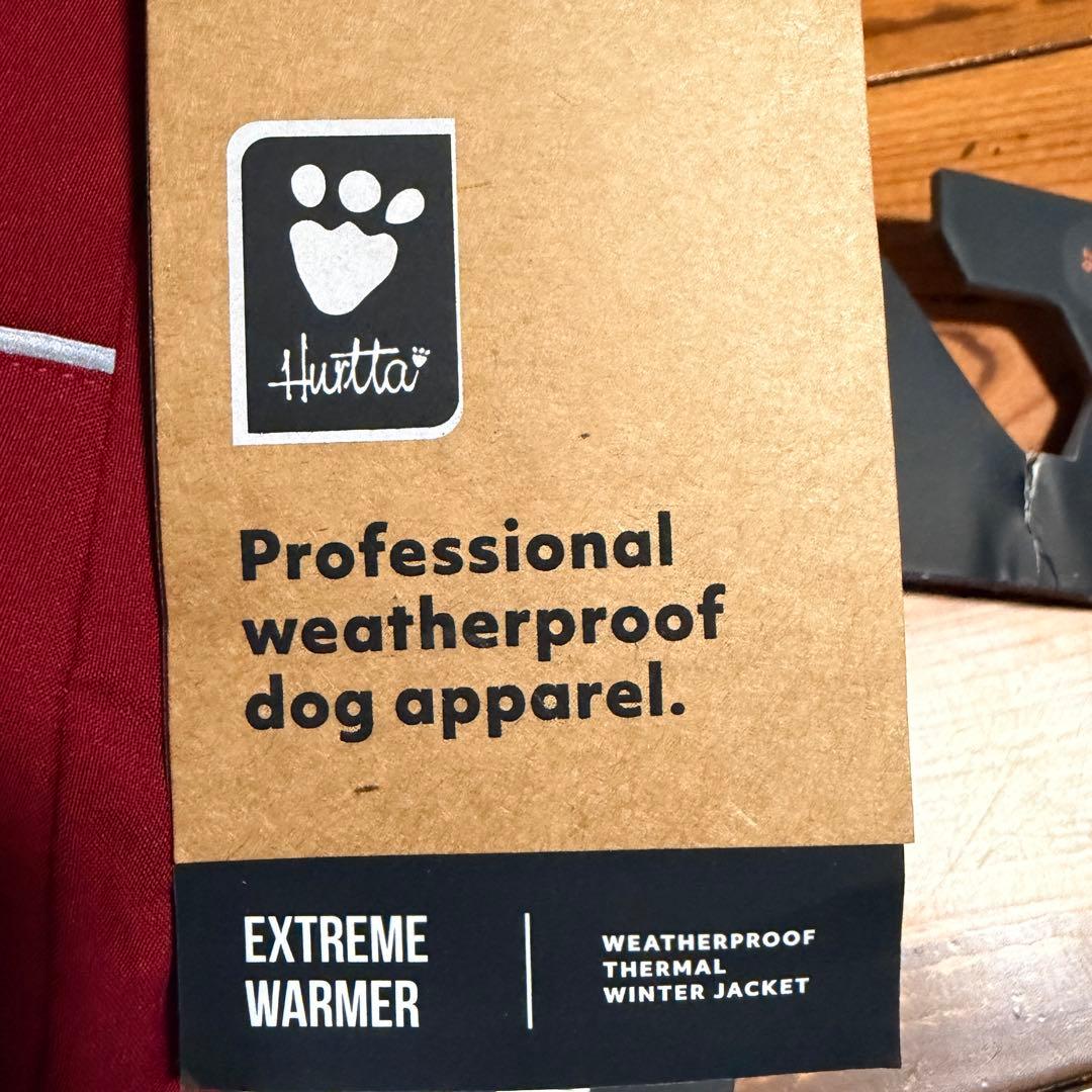 Hurtta Extreme Warmer ジャケット 赤　フルッタ　大型犬服