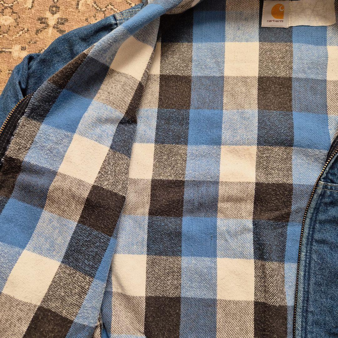 最終値下げCarhartt カーハートアクティブジャケットデニムパーカーブルゾン