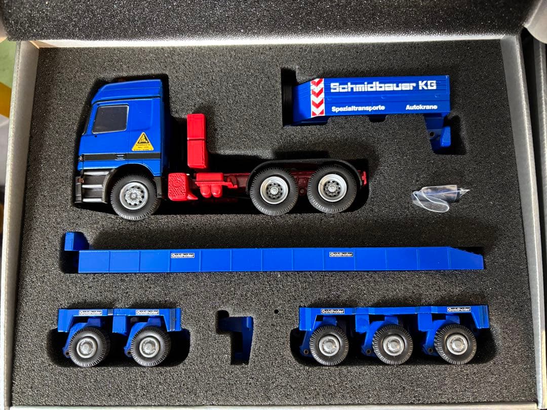 Schmidbauer KG & Goldhofer ミニカートレーラーセット