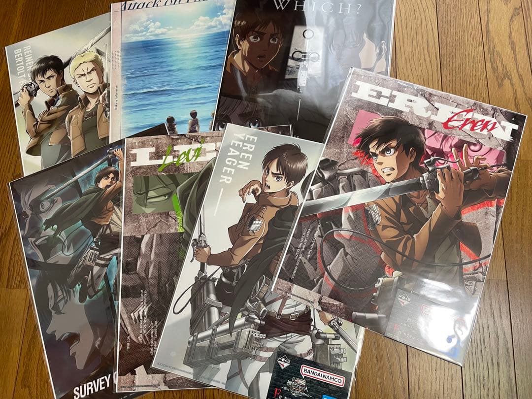 進撃の巨人　一番くじ　獣の巨人は俺が仕留める　ラストワン賞　A賞　B賞　おまけ付