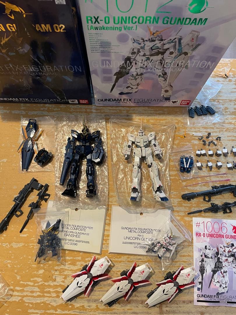 GFFMC ユニコーン バンシィ 覚醒 ノルン 4体セット メタルコンポジット