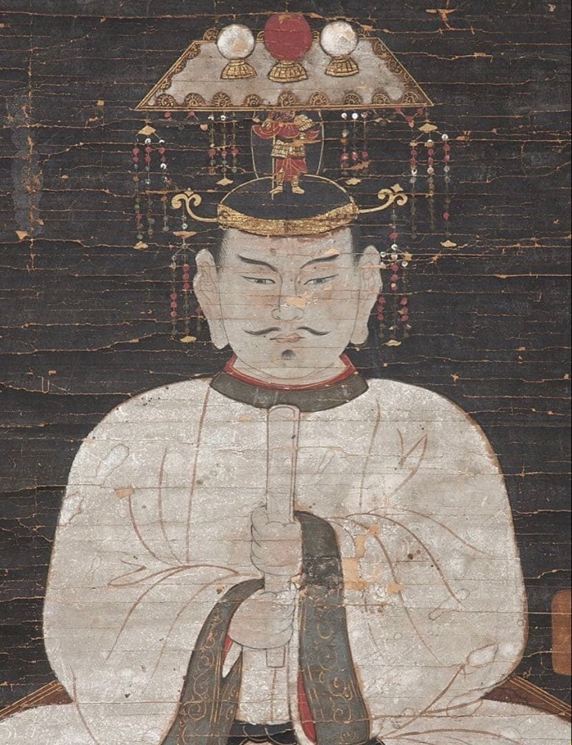 中国 仏像 残欠 宝冠 宝珠 緑ガラス 仏教美術 発掘 出土 骨董 古美術