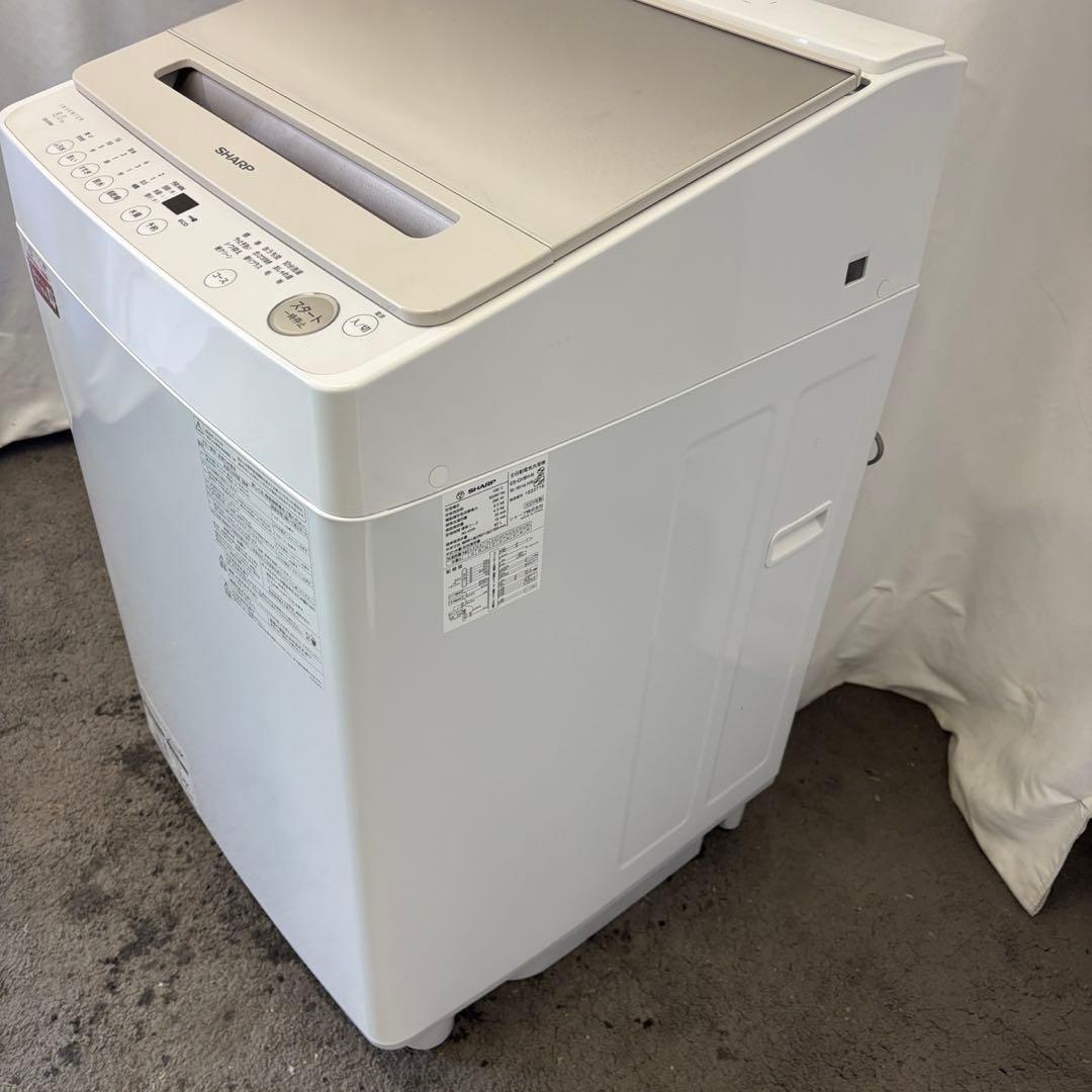 ★84　洗濯機　SHARP　8キロ　23年製　綺麗　安い　設置無料