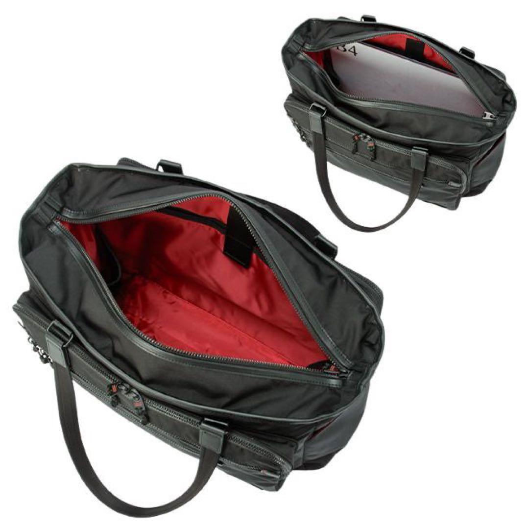 新品TAKEO KIKUCHIタケオキクチ黒ビジネスバッグバッグ出張トートバッグ