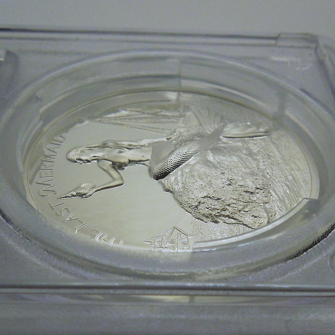 【傑作】2024 パラオ 人魚のレントゲン銀貨【PCGS PR 70 DCAM】