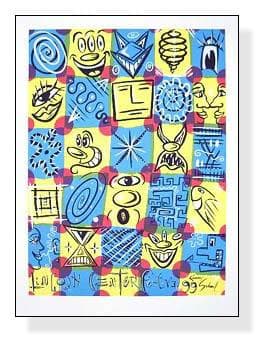 Faces　Lincoln Center/ケニー シャーフ/アートポスター