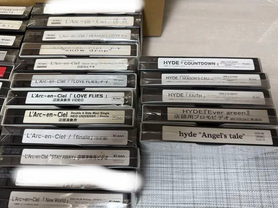 バラ売り可 店頭用 非売品 ビデオ L'Arc ラルク