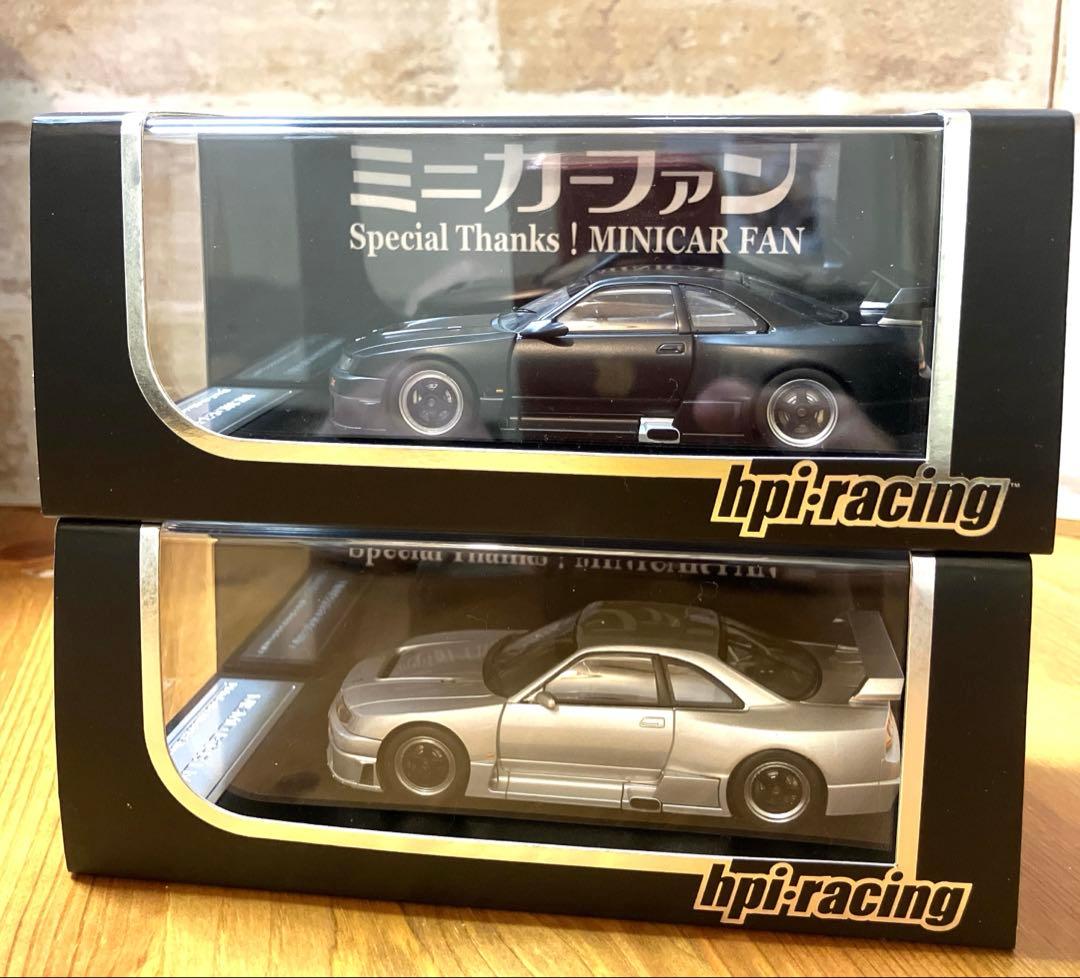 hpi 1/43 NISMO GT-R LM シルバー ブラック　2個セット