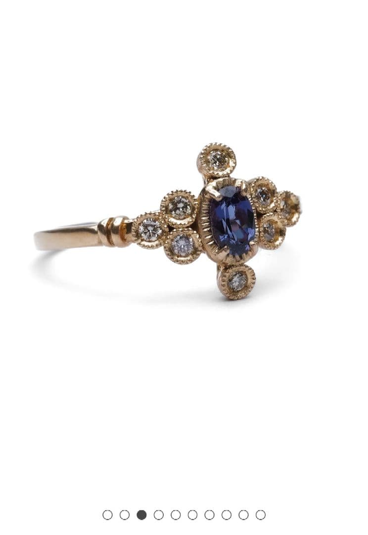 【最終価格】tatsuo nagahata カラーチェンジガーネット リング